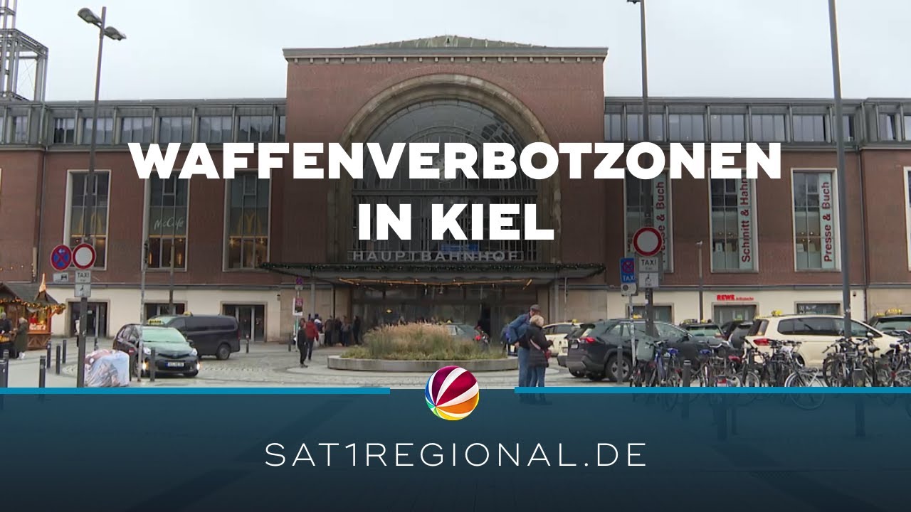 Drei neue Waffenverbotszonen in Kiel
