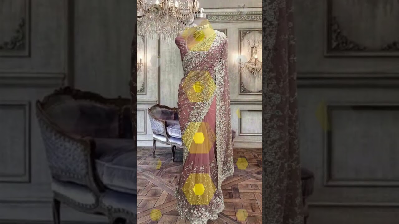 new Indo Western saree