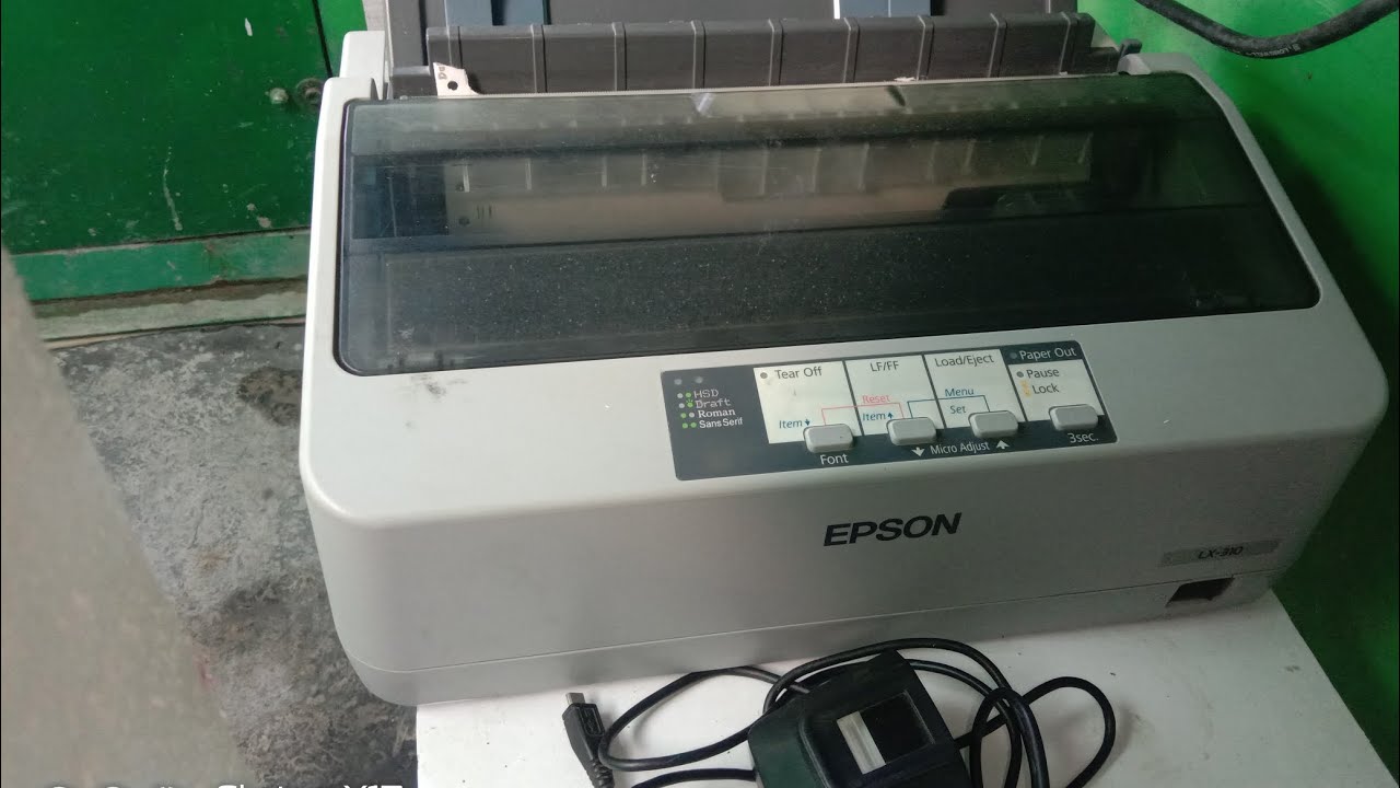 Epson printer setting batching plant CP 30 model version 2.0