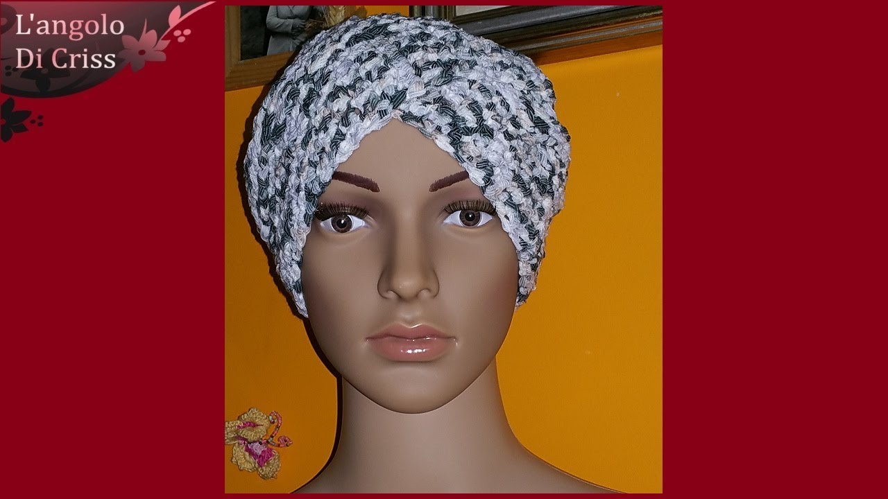 Turbante all'uncinetto 