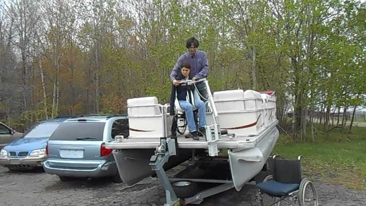 Multi-Lift Deck-Mounted Boat Lift Dock or Boat (How to Lift Person From Boat To Water or Dock)