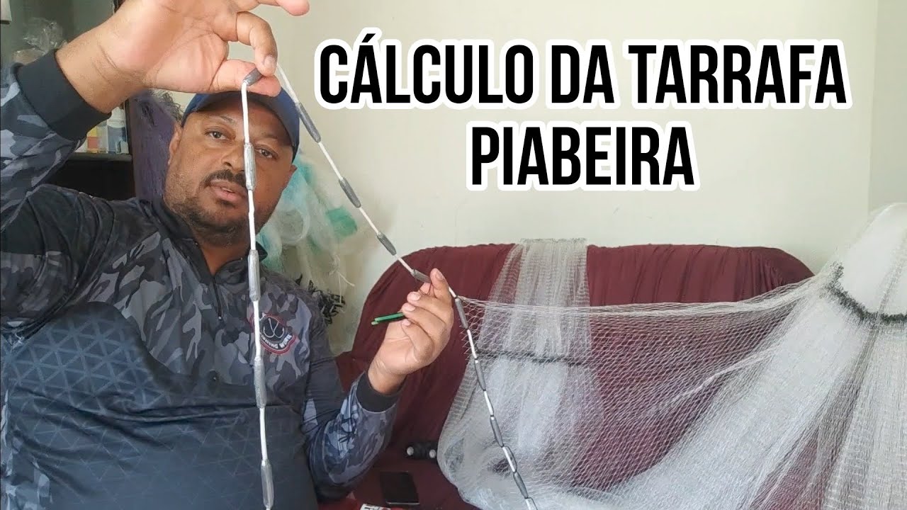 Cálculo da Tarrafa Piabeira de 3 metros
