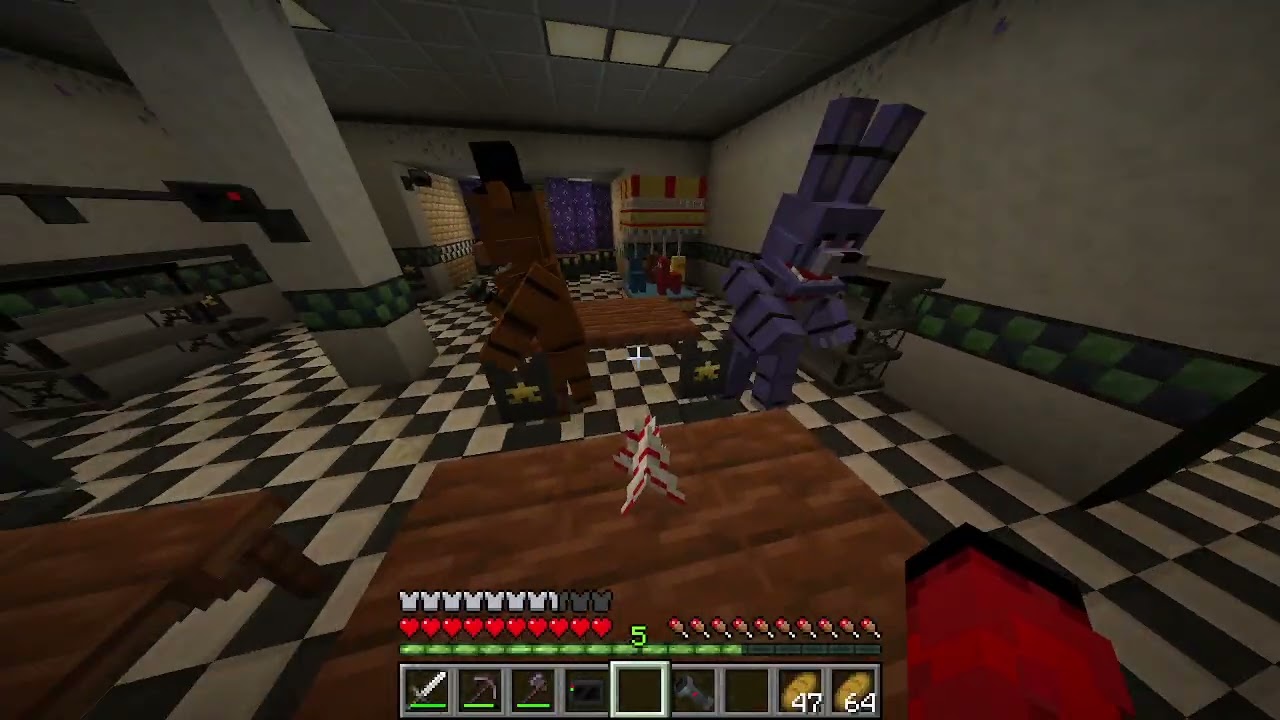 Can I beat Five Nights At Freddy's In Minecraft (P2)