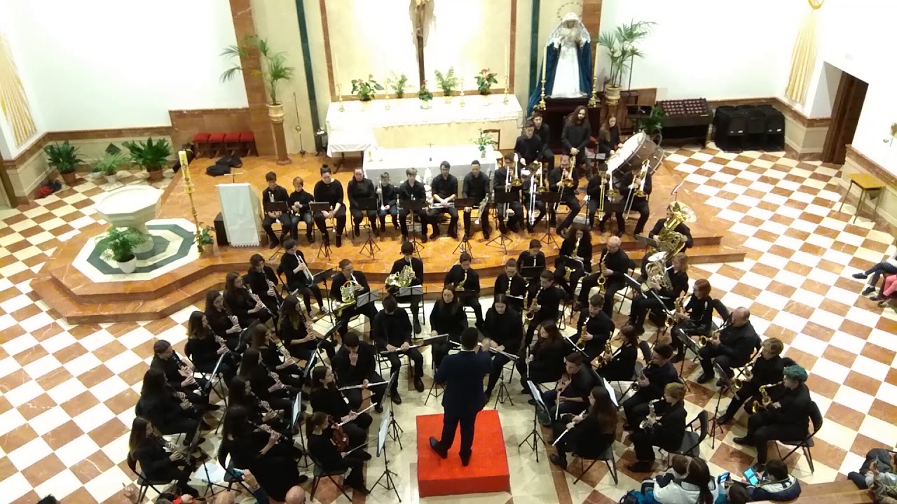 La Virgen de los Remedios, Cártama, Banda Música Carlos Álvarez, abril 2018