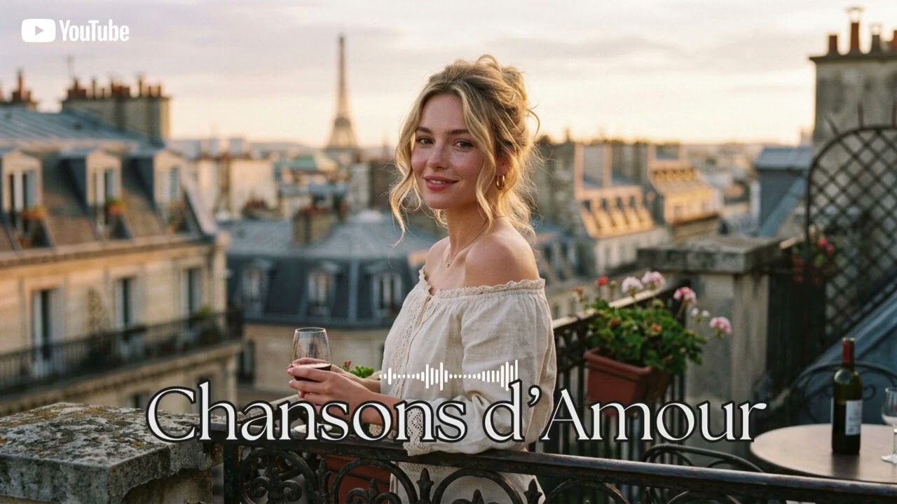 Best French Love Songs 2026 🌹 Paris Romantic Café Music for Lovers
