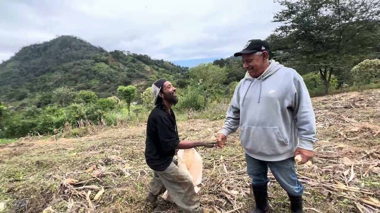 Llegamos con porción a ver a Wisungui 