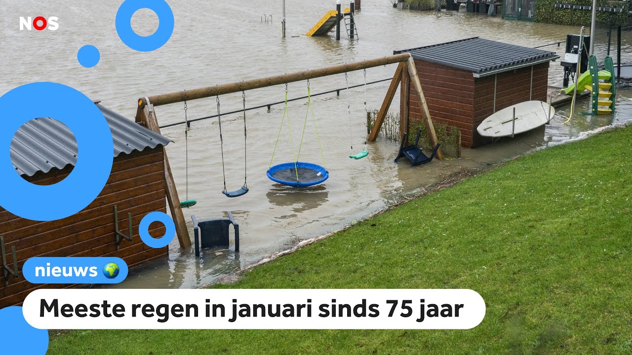 Problemen door enorme plensbuien in Nederland