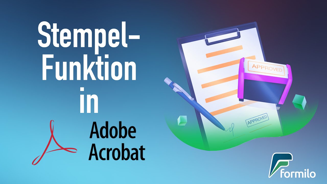 Stempel-Funktion in Adobe Acrobat