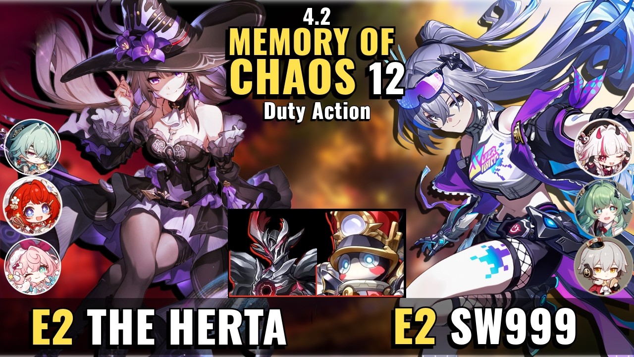 NEW Memory of Chaos 4.2 | E2 The Herta & E2 SW999 | Honkai Star Rail