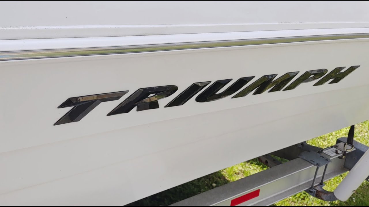 Triumph boat getting heavy and taking on water issues