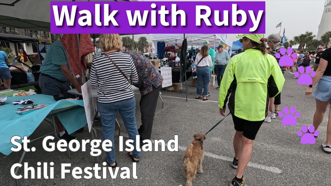 St. George Island Chili Fest - March 7, 2026 - Walk with Ruby