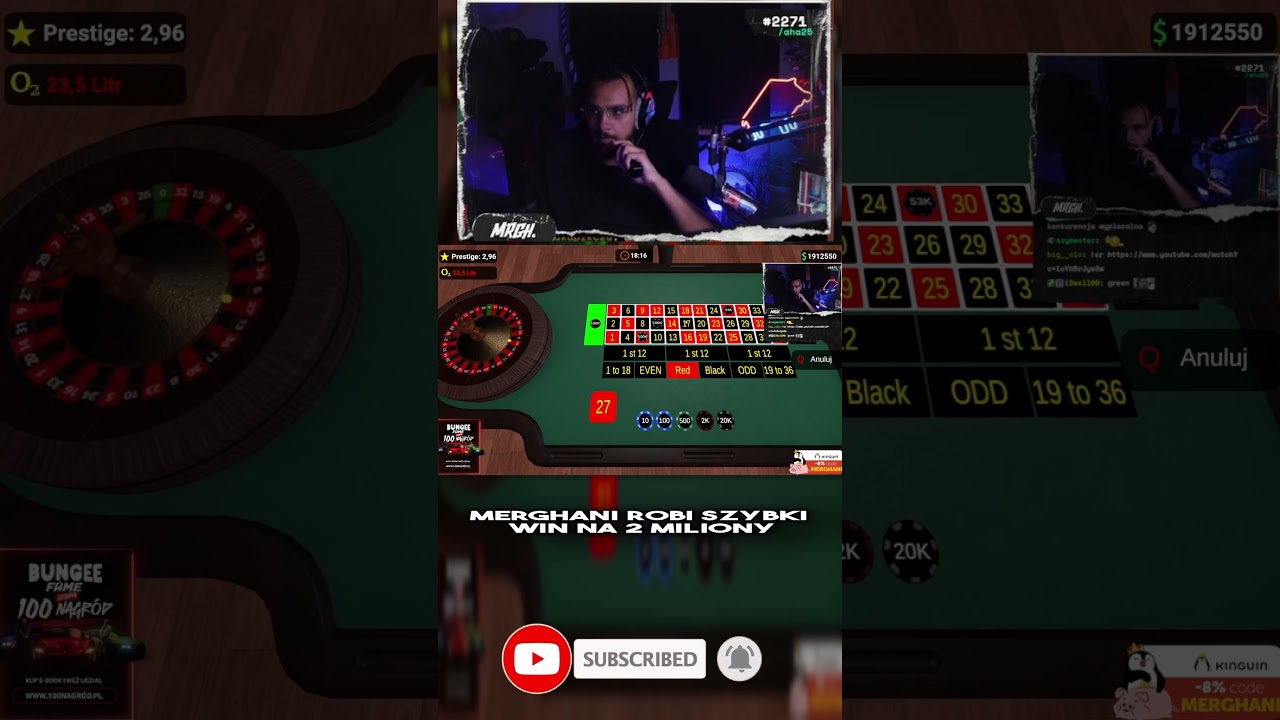 MERGHANI ROBI SZYBKI WIN NA 2 MILIONY! #kasyno #live #twitch #stream #merghani