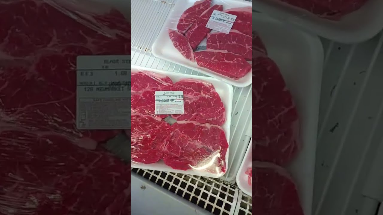 Buying beef, steak, chicken for kitchen restock 