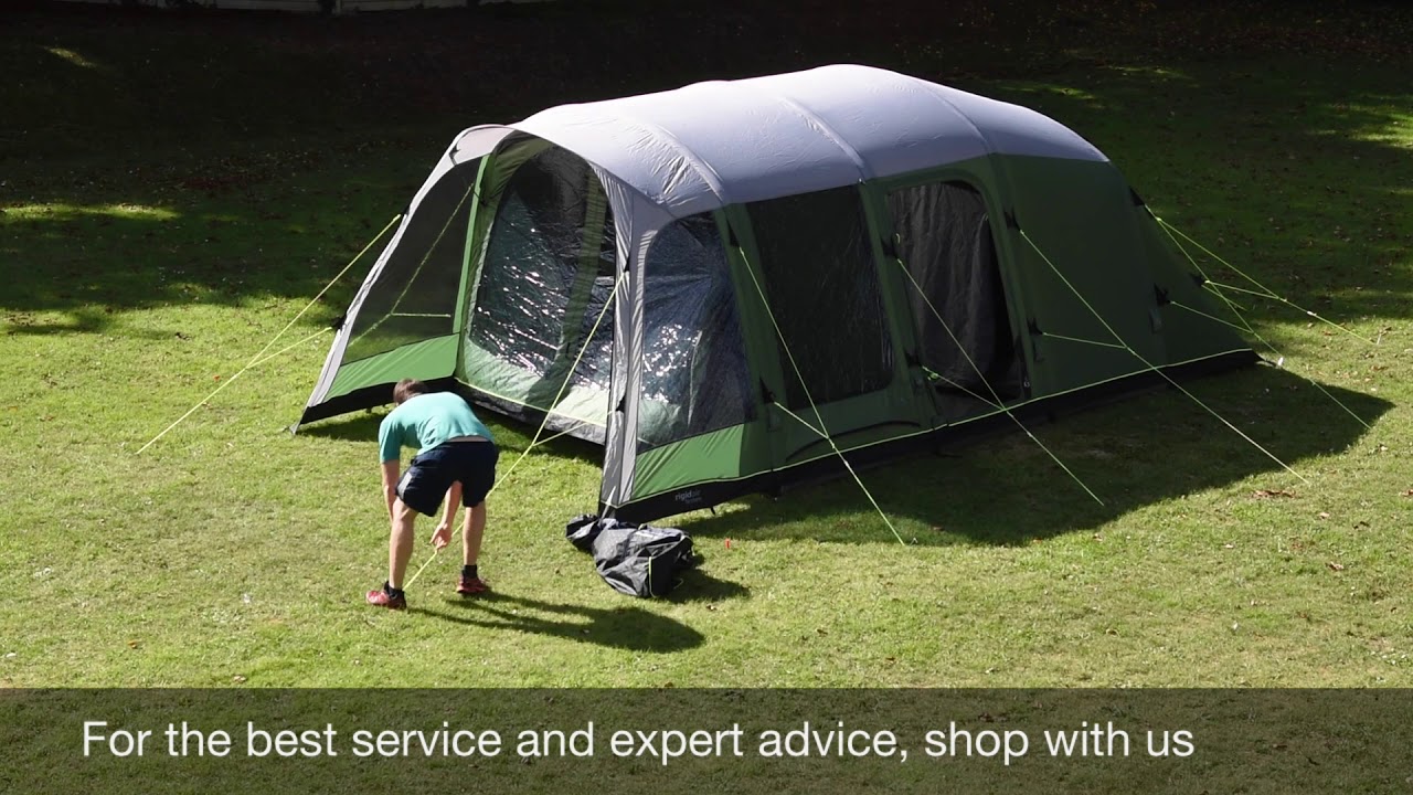 Outwell Broadlands Air Tent Pitching & Packing Video