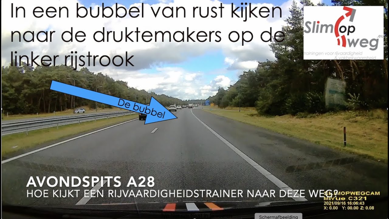 Even meerijden. Harderwijk- Zwolle op een redelijk drukke A28