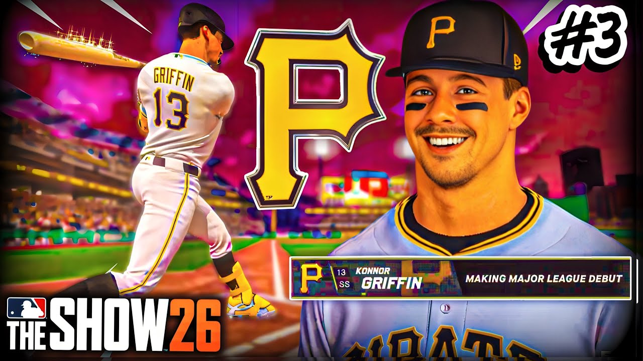 Konnor Griffin makes his Debut&hellip; | MLB the Show 26 Pirates Franchise Mode | Ep 3 [S1]