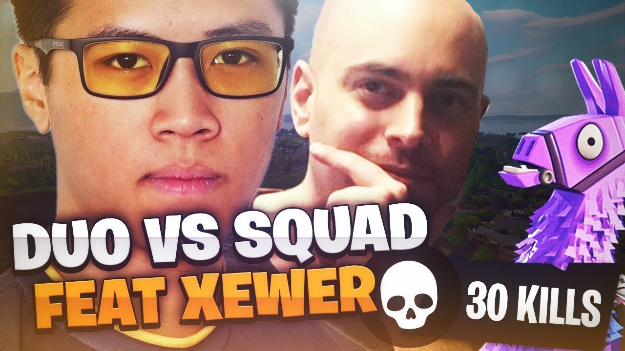 MODE FACILE SUR FORTNITE ?! - 30 kills DUO vs SQUAD - KINSTAAR FORTNITE GAMEPLAY feat. Xewer