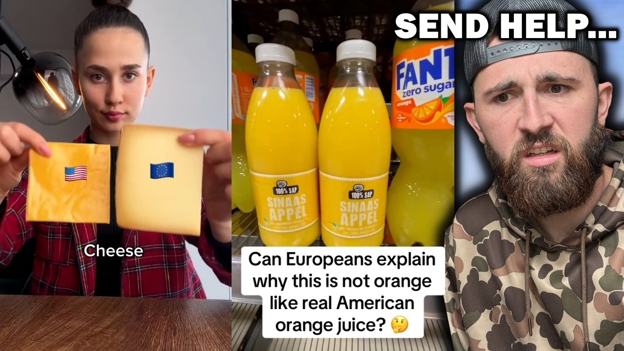 European Food vs American Slop... *it got worse*