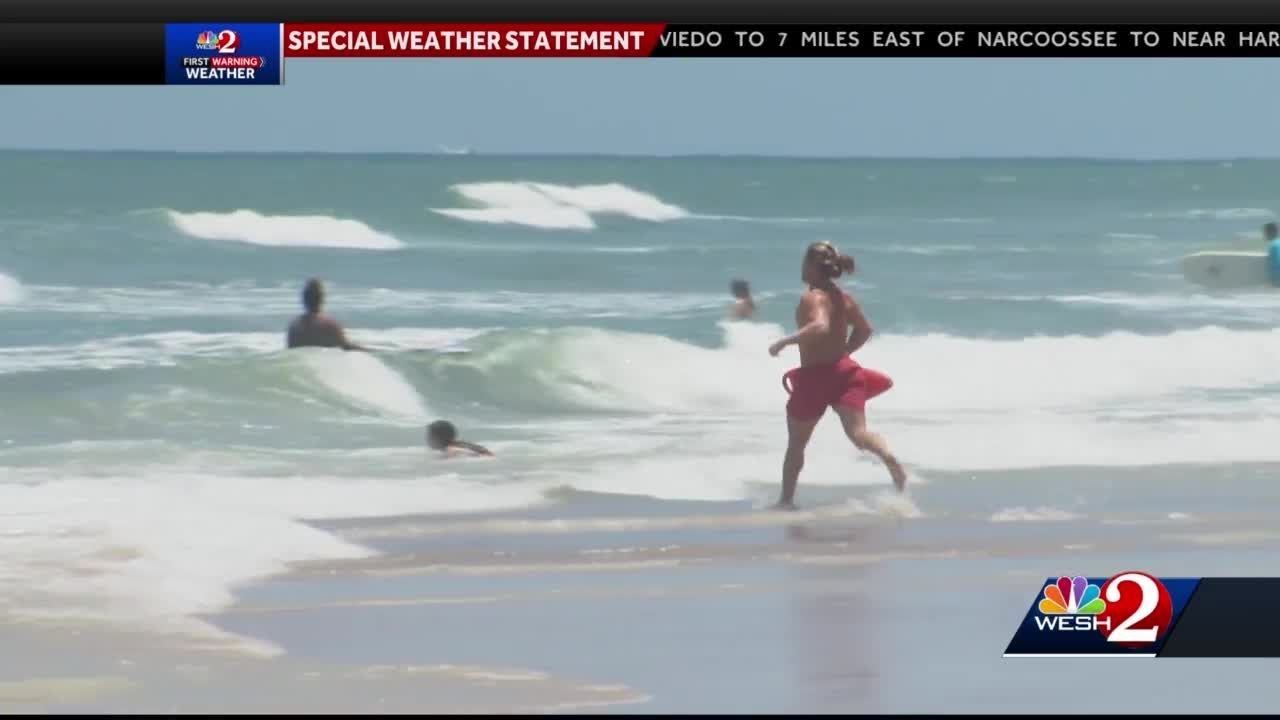 Lifeguards rescue dozens as rough surf conditions rock Volusia beaches