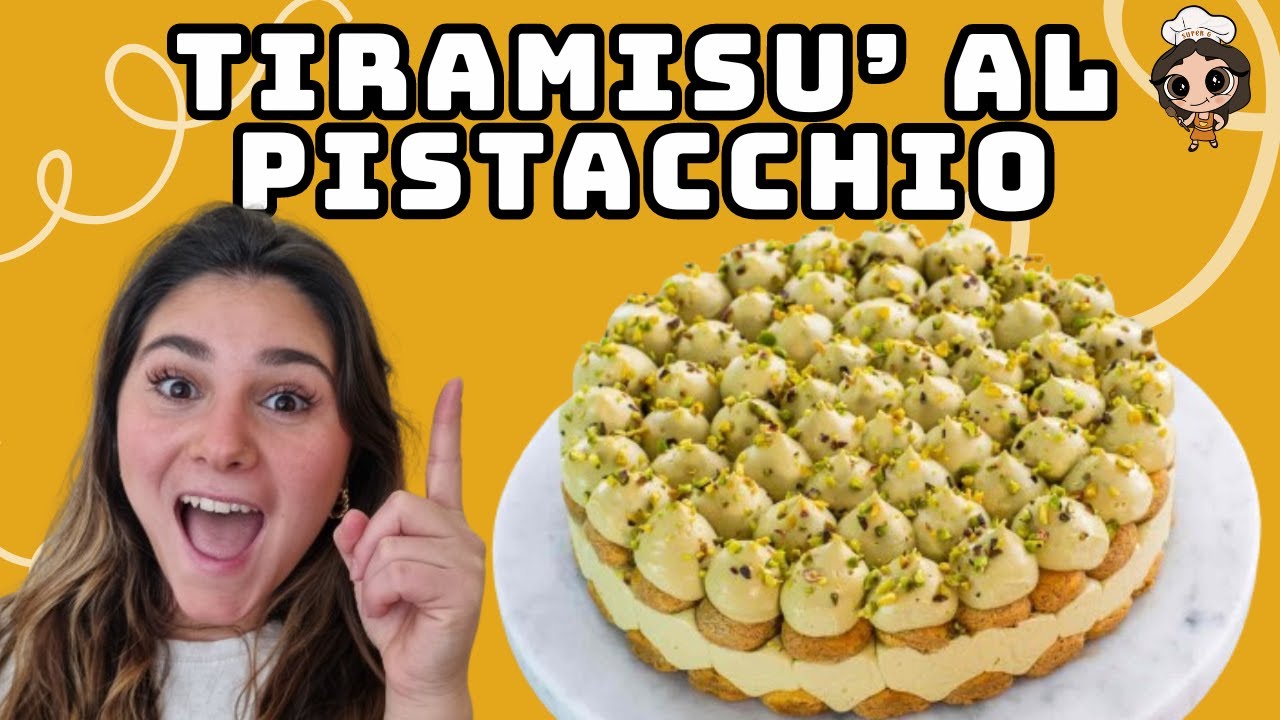 Tiramisù al Pistacchio | Ricetta Bimby Facile | In Cucina Con SuperG