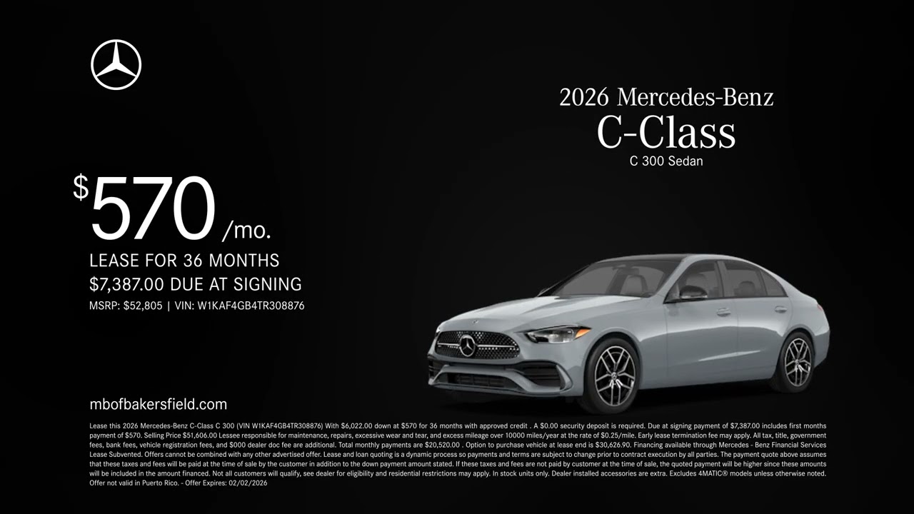 Mercedes-Benz C-Class 01/24/2026 6806465