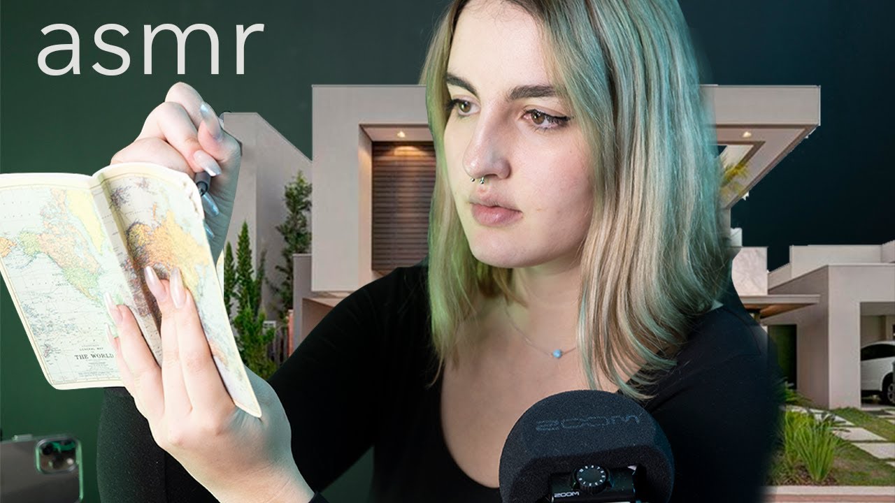 ASMR español - ARQUITECTA diseña la CASA de tus sueños - Ale ASMR :)