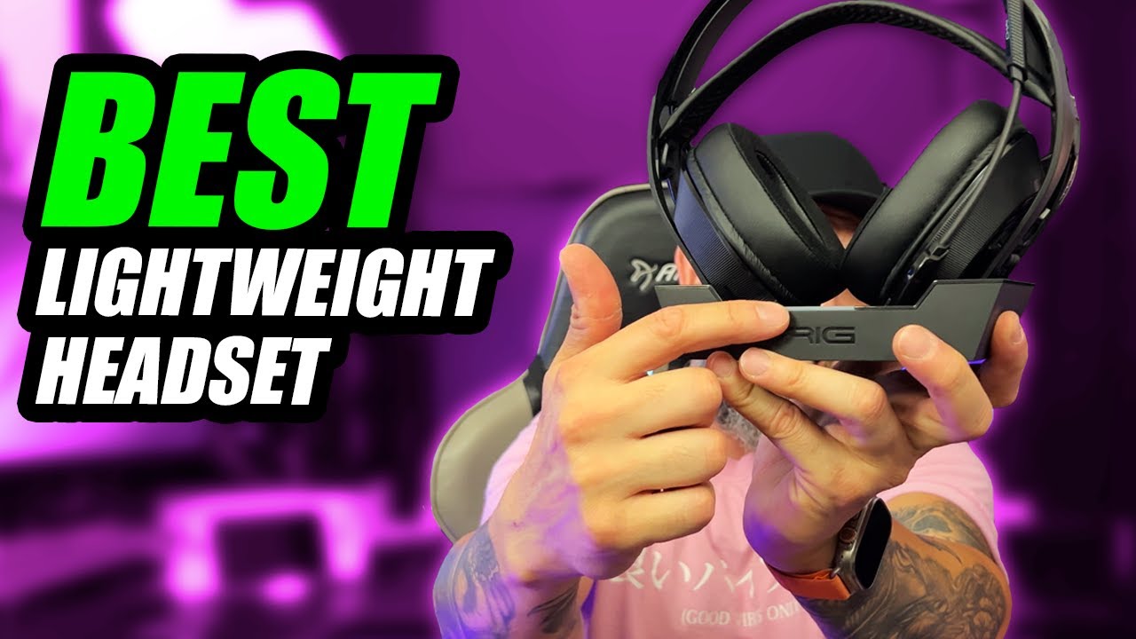 Escape Gaming Discomfort with the BEST Lightweight Wireless Headset