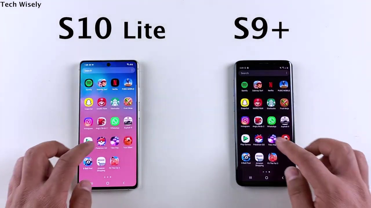 SAMSUNG S10 Lite vs S9+ SPEED TEST - in 2021