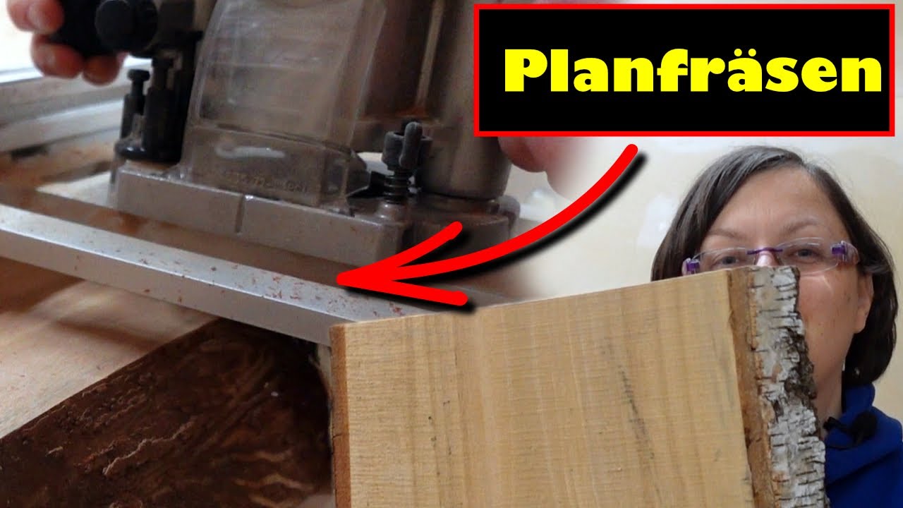 EINFACH GENIAL! Massivholz mit der Planfräsvorrichtung & dem Planfräser von Kasper Solutions planen