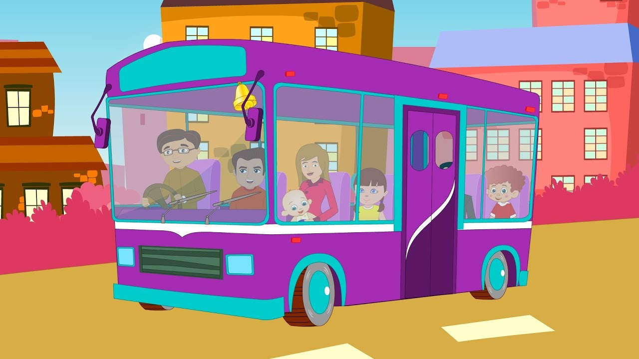 Wheels on the Bus | Nursery Rhyme with lyrics