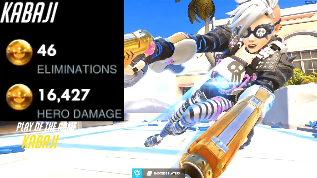 KABAJI TRACER GOD SHOWING HIS TRACKING SKILLS! [ OVERWATCH SEASON 22 TOP 500 ]