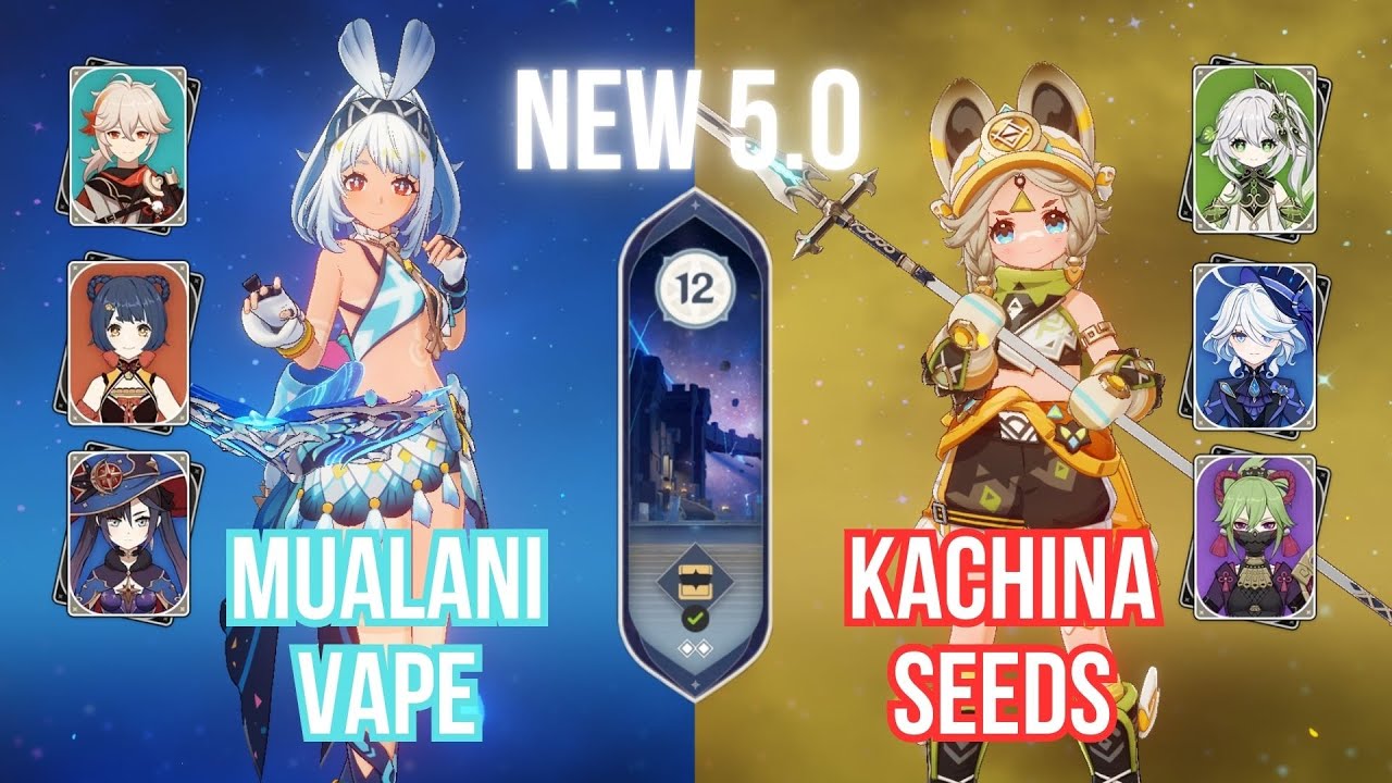 C0 MUALANI VAPE & C0 KACHINA HYPERBLOOM | Genshin Impact Abyss 5.0