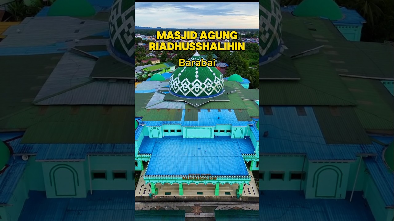 mesjid agung riadhusshalihin barabai #mesjidagung #barabai #masyaallahtabarakallah #hst