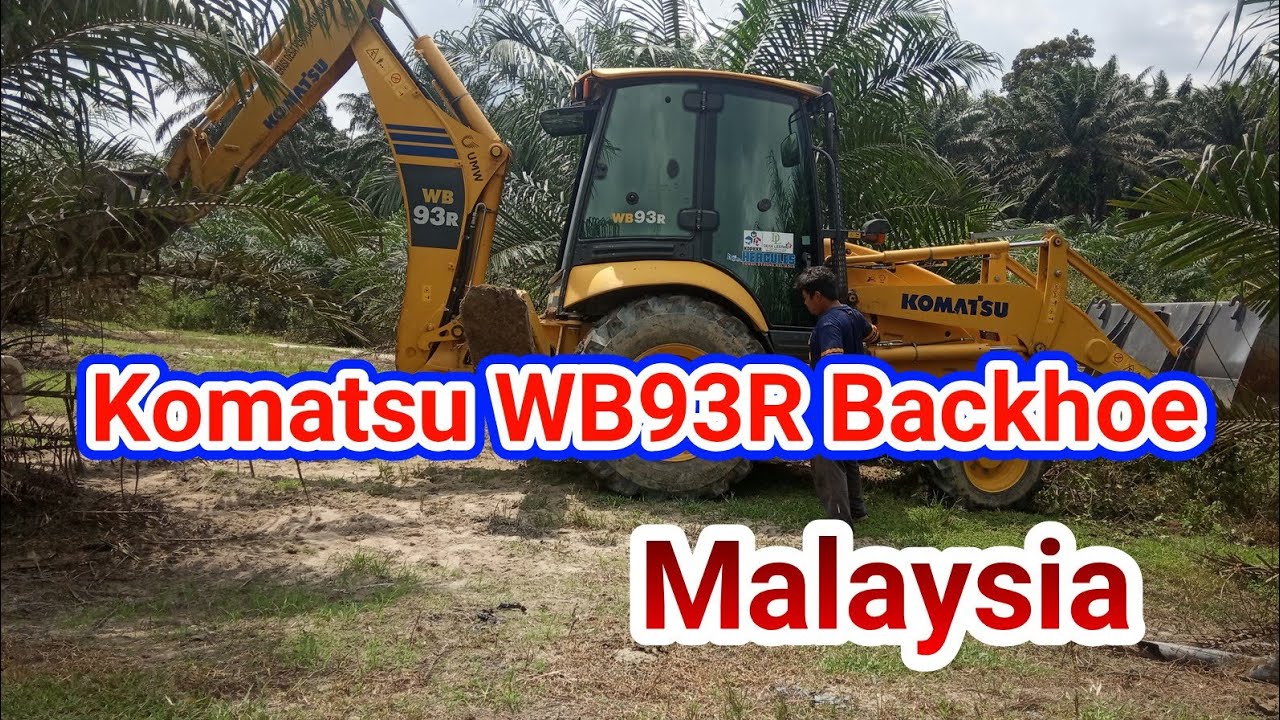 JCB WB93R || KOMATSU WB93R Backhoe || Korek Longkang Irigasi Kebun