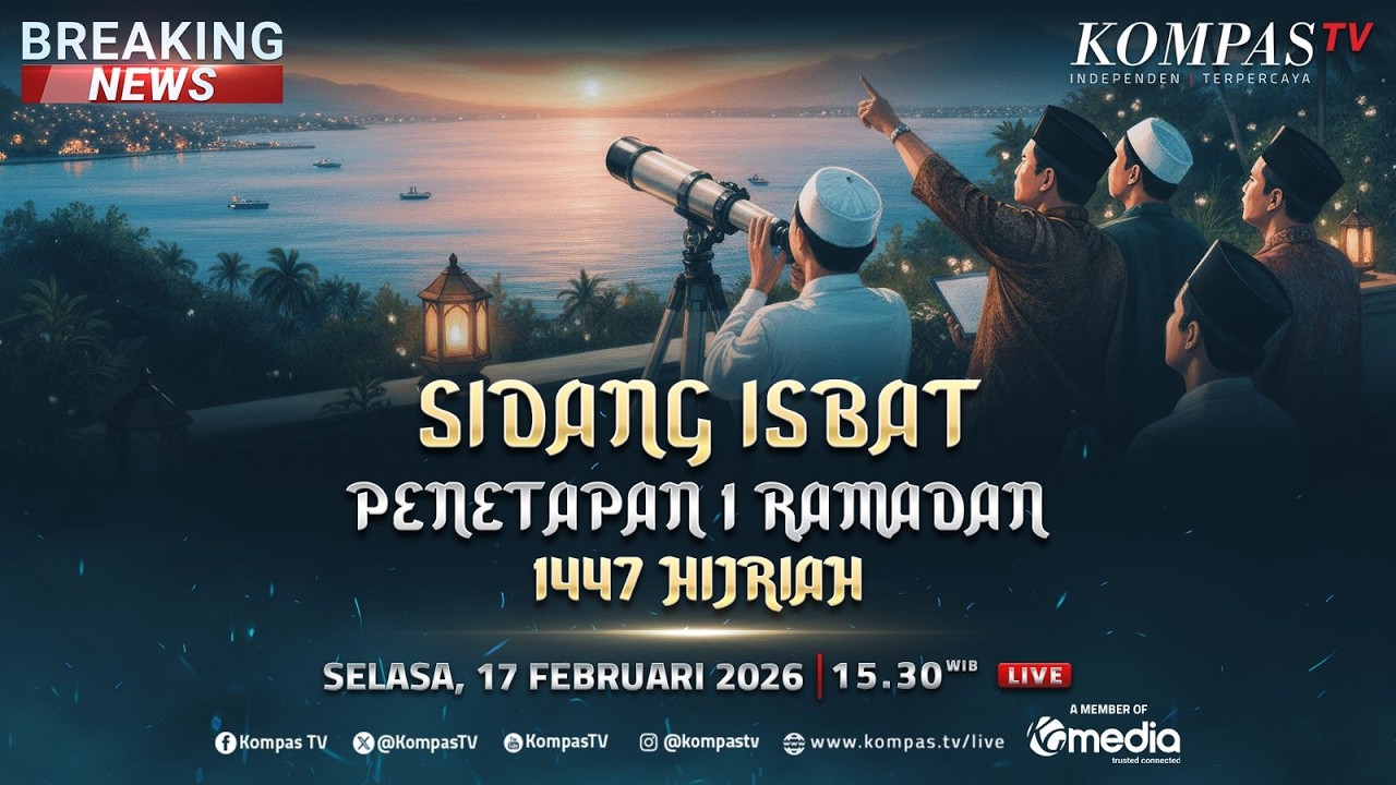 🔴 LIVE - Hasil Sidang Isbat Puasa 2026