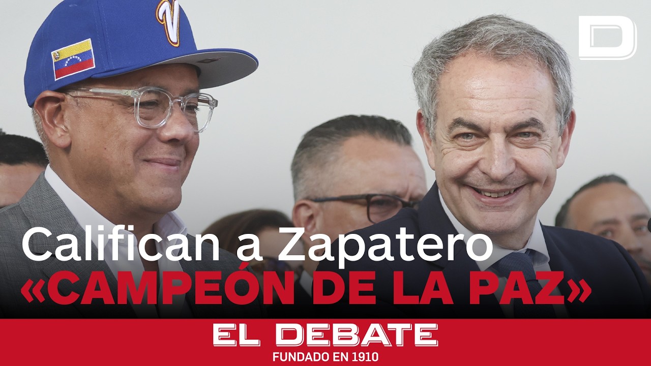 Jorge Rodríguez llama a Zapatero «campeón de la paz» en Venezuela