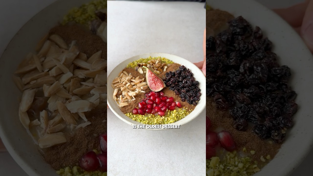 The World&rsquo;s Oldest Dessert Is Still Eaten Today?! 🇹🇷 Aşure #shorts