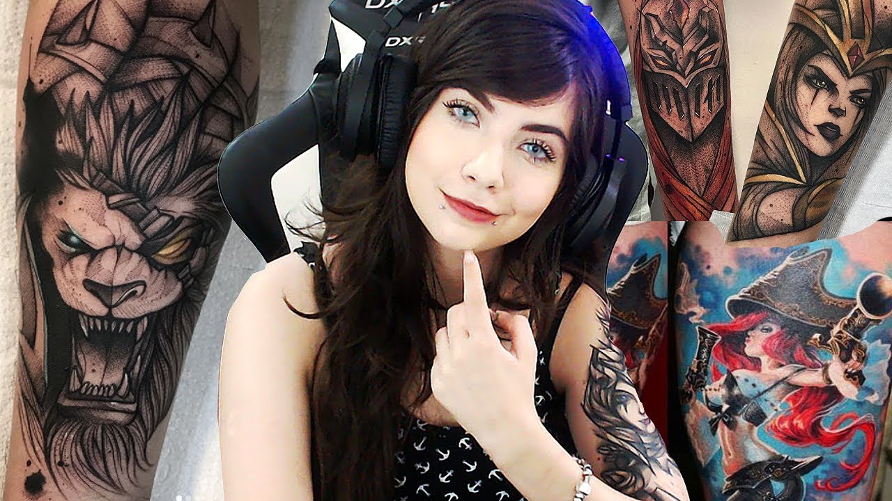 AS MELHORES TATUAGENS DE LOL