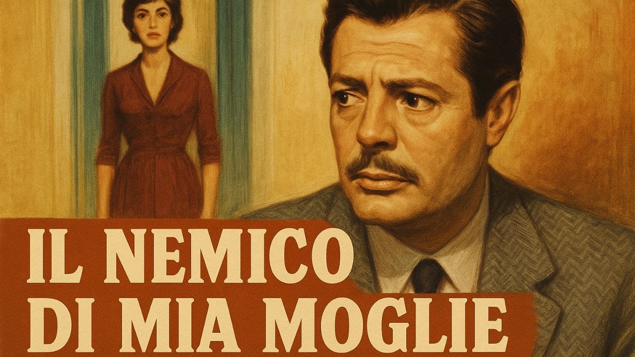 Marcello Mastroianni in crisi coniugale | Il nemico di mia moglie (1959) con Vittorio De Sica