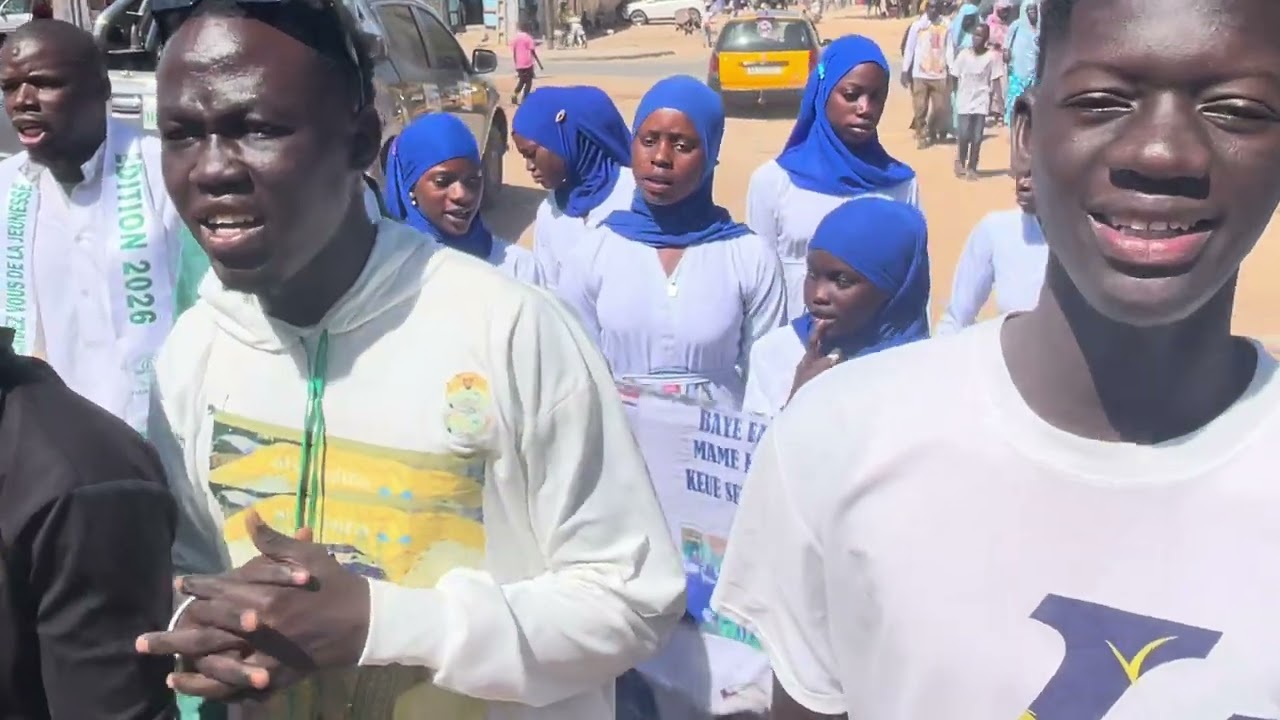 Arrive de Dahira khiyarou nass bou keur Sét gueye à léona niassene pour ziarr