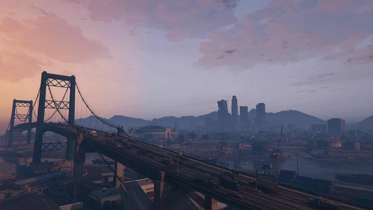 GTA 5 live wallpaper (4K UHD GTA V time lapse)