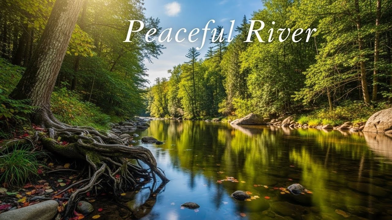 Calm Flowing River 🌿 Peaceful Natural Ambience for Meditation and Deep Sleep #681