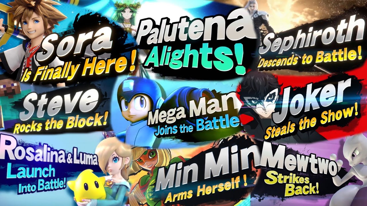Ranking All Smash Bros. Character Reveal Trailers