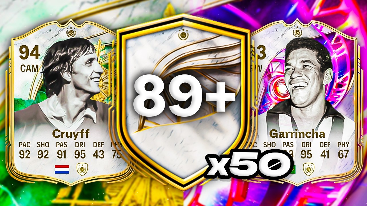 50x 89+ ICON PACKS & PICKS! 🥳 FC 26 Ultimate Team