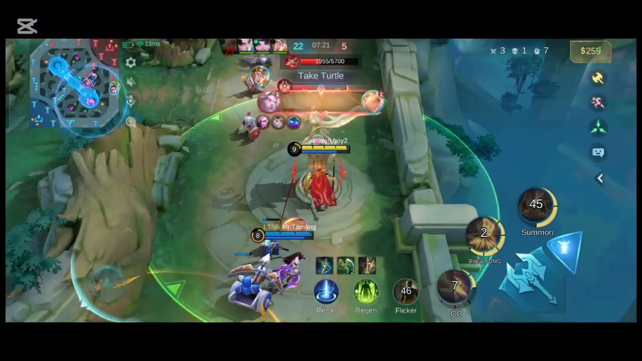 Playing Mobile legends with my main hero (Minsittar). #Mlbb #Gameplay and more... 