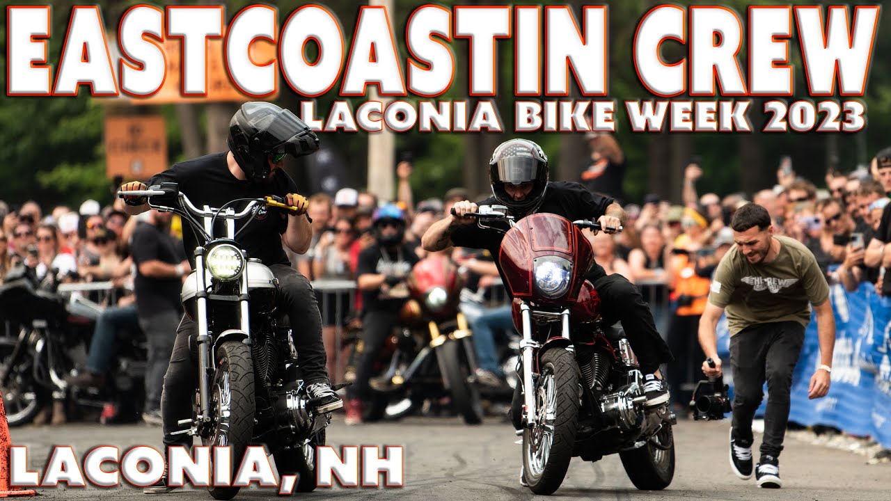 Eastcoastin Crew Laconia Bike Week 23 мин. (подъём на холм Ridge Runner, шоссе Kancamagus, вейкбо...