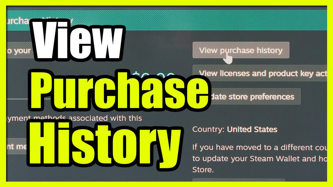 How to Find your Steam Purchase History & Money Spent on Games (Steam Tutorial)