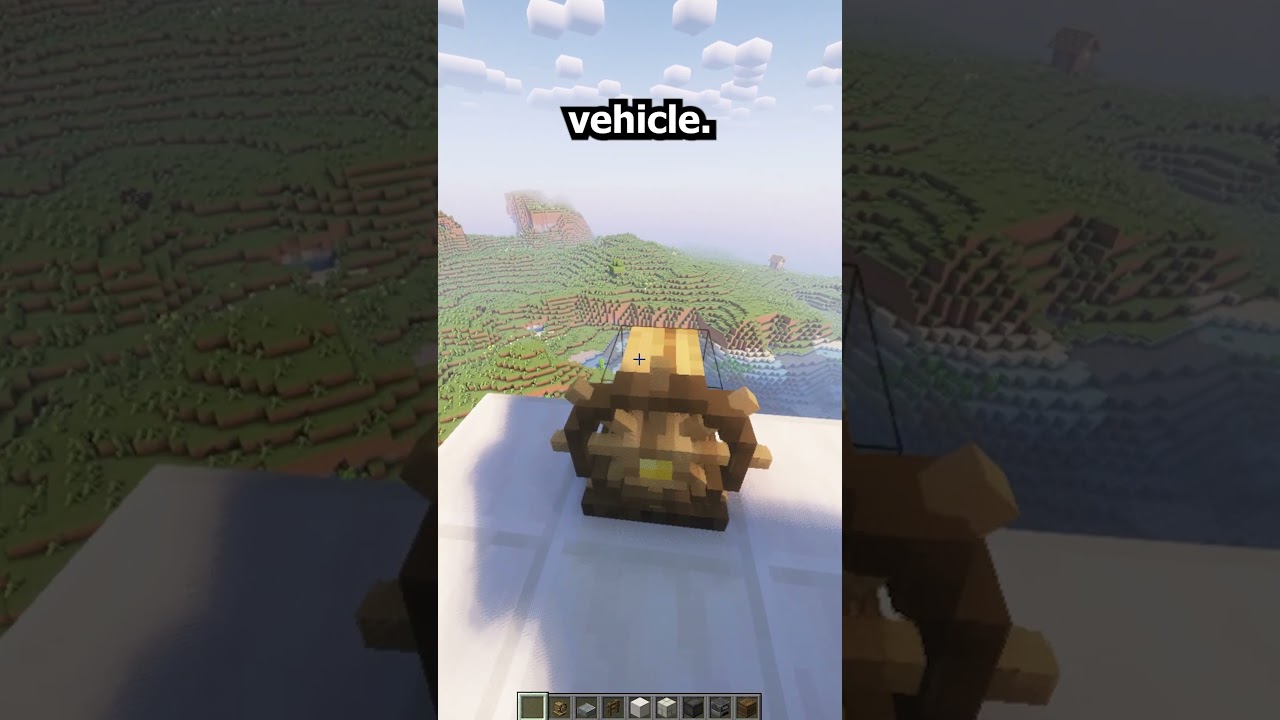 I Built a Real Flying Ship in Minecraft and It Actually Works! #minecraft