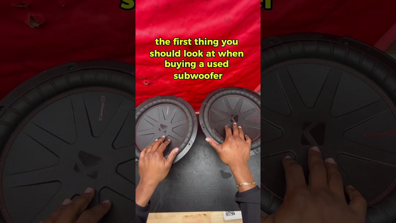 How to tell if a subwoofer is blown!  #caraudio #chuchero #subwoofer #stereosystem