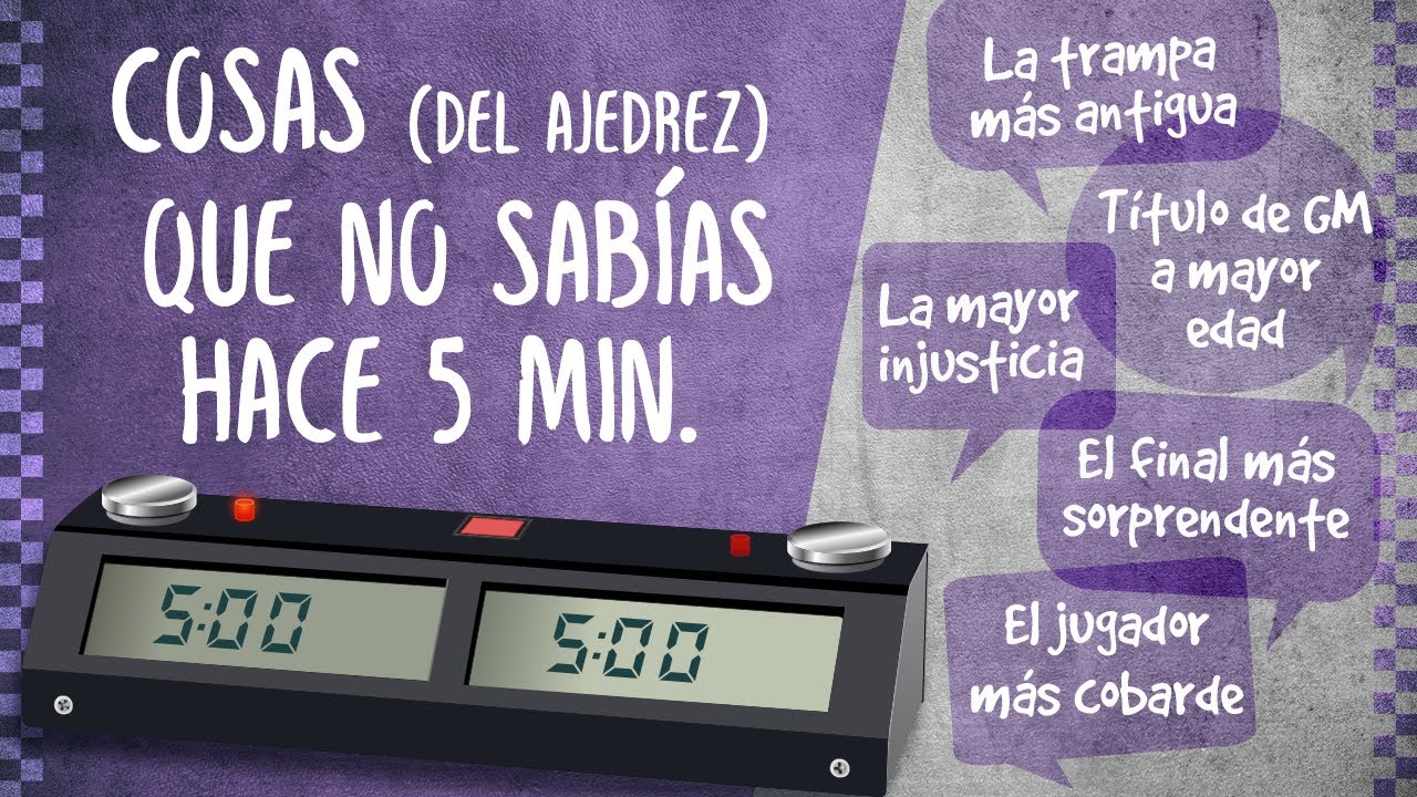 Cosas del AJEDREZ que no sabías hace 5 minutos 🔥 CURIOSIDADES Y ANÉCDOTAS